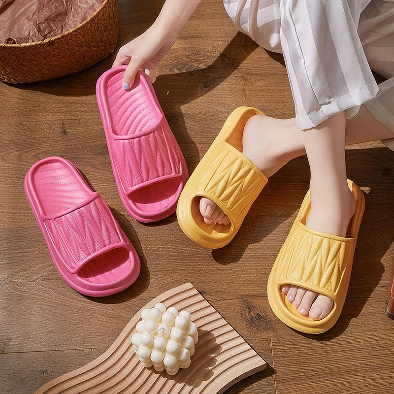 必须拍大9818踩屎感厚底男女居家外穿洗澡拖跟高2.5公分