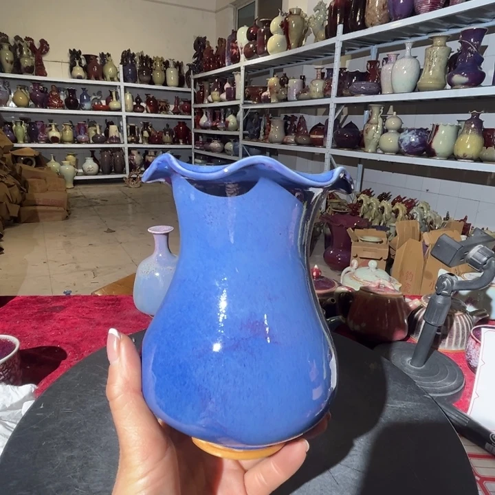 牛家钧窑牛自恒老师钧瓷微瑕