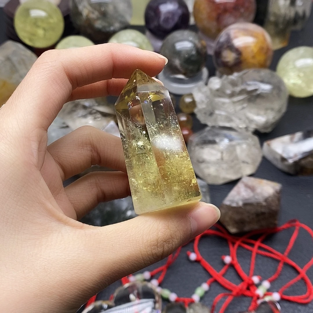 未镶嵌水晶珠宝半成品25水晶石