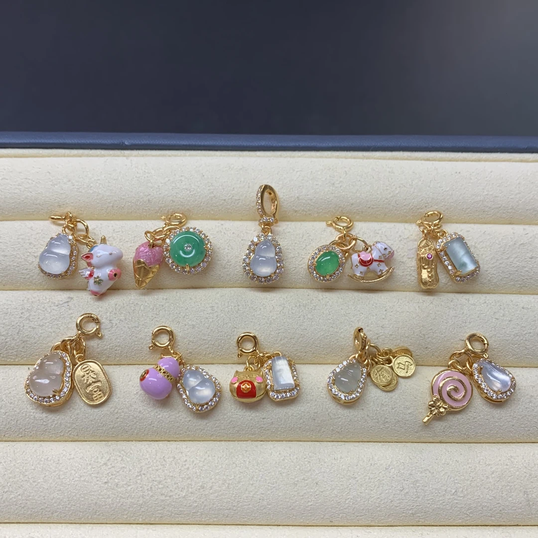 【小雪臻选】翡翠吊坠-S925银-多样性发货-HZ19丨CXQ21