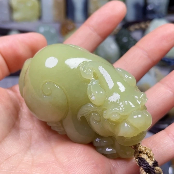 和田玉未镶嵌挂件Z**✨