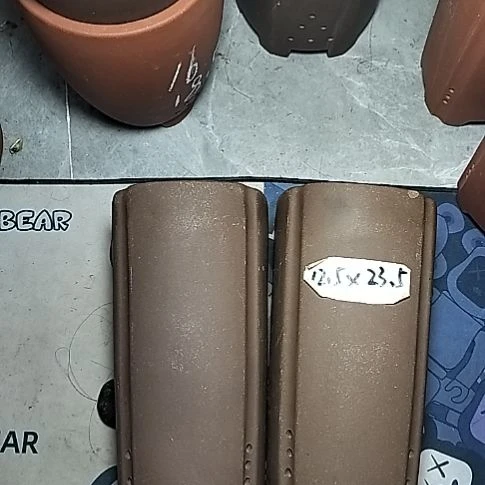 那***8四方签筒两个花盆