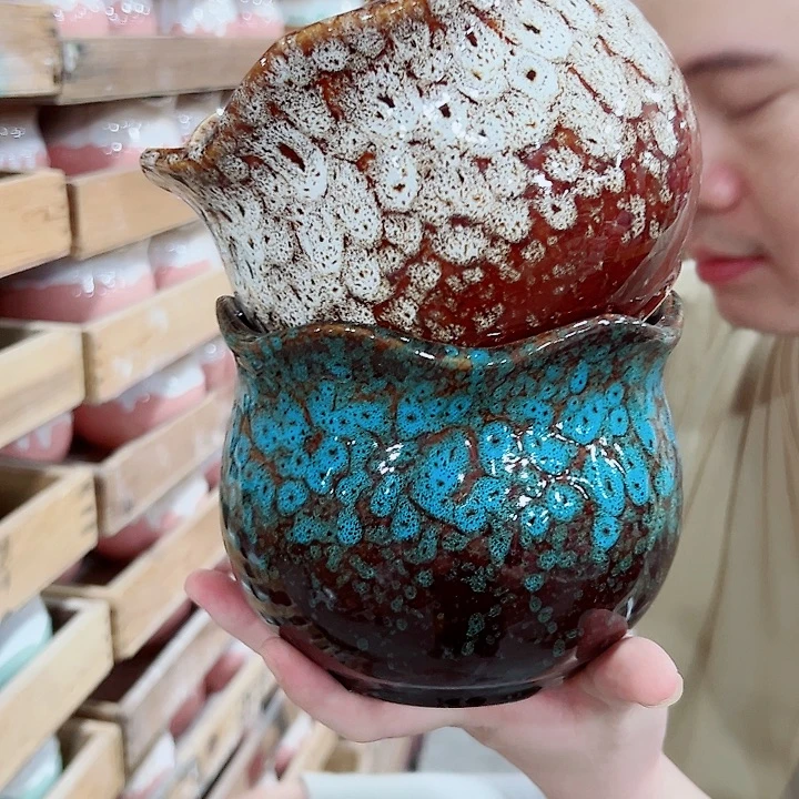 有孔，满10元发货多肉陶瓷花盆