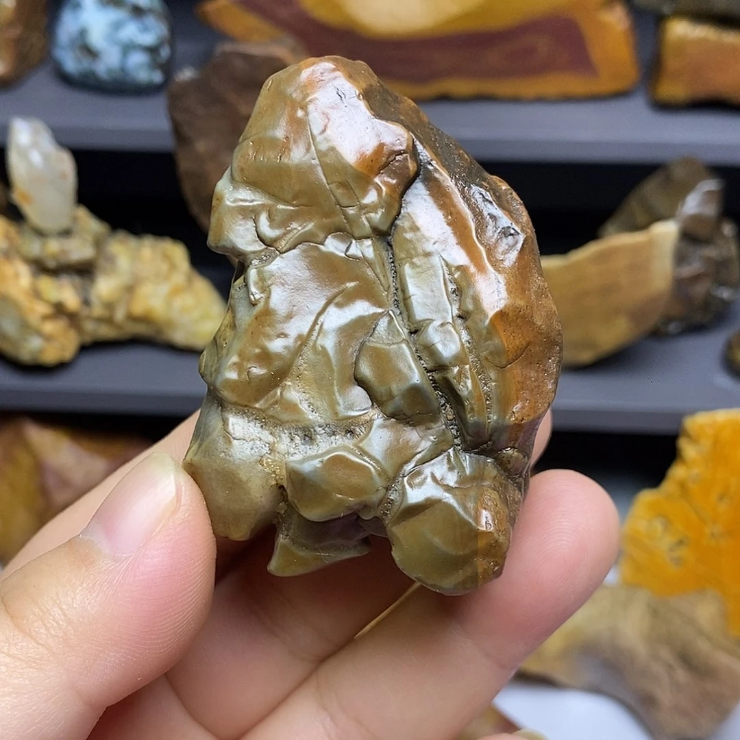 石材阿拉善戈壁石人物