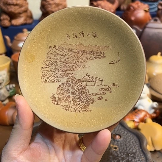 紫砂茶杯紫砂主人杯