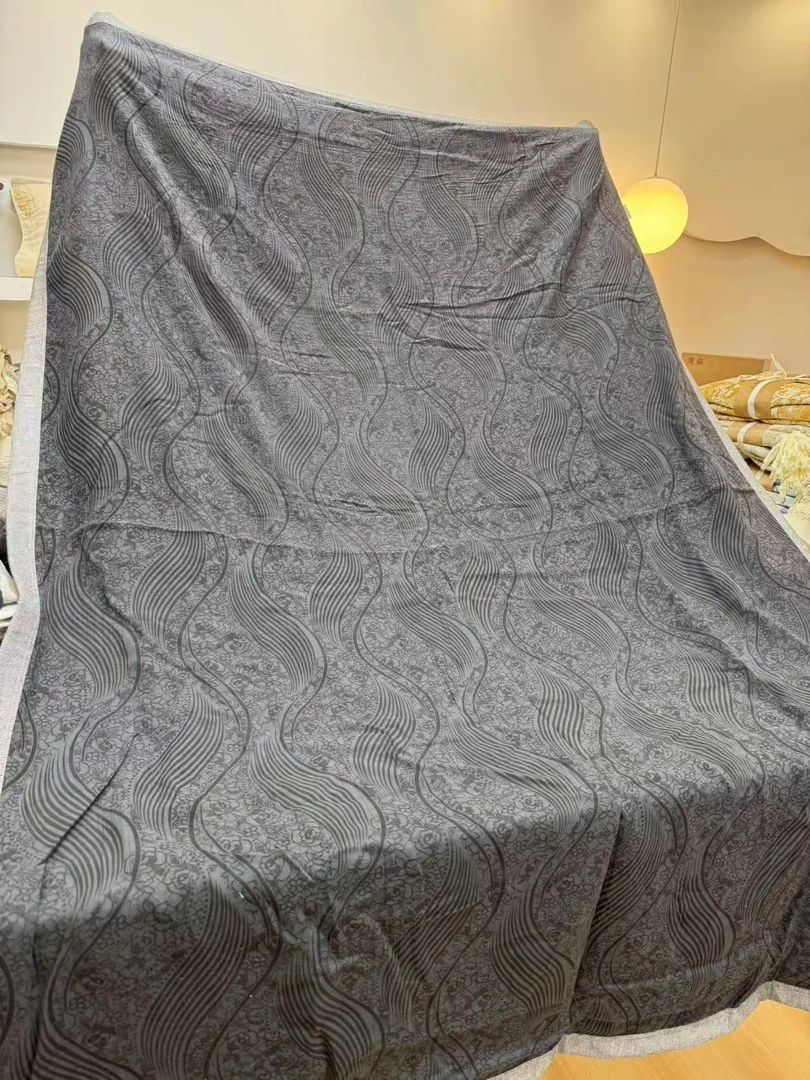 黑金外贸十层纱布毯150*200夏凉被空调毯沙发巾 水波纹