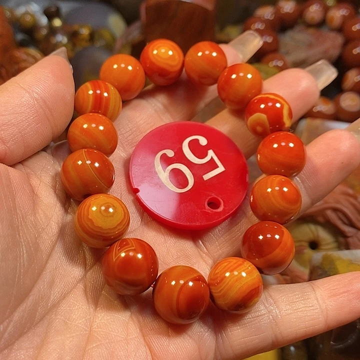 玛瑙/玉髓手链未镶嵌H***啊