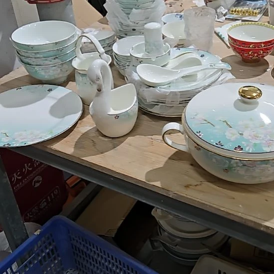 米***多瓷片珐琅彩套装48头666666666666666