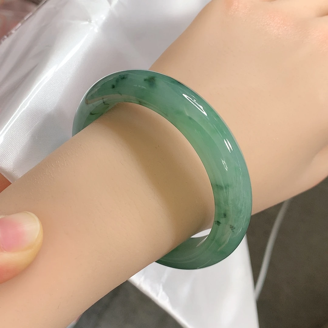 未镶嵌手镯翡翠 正圈①⑧②⭐⭐⭐⭐⭐强推