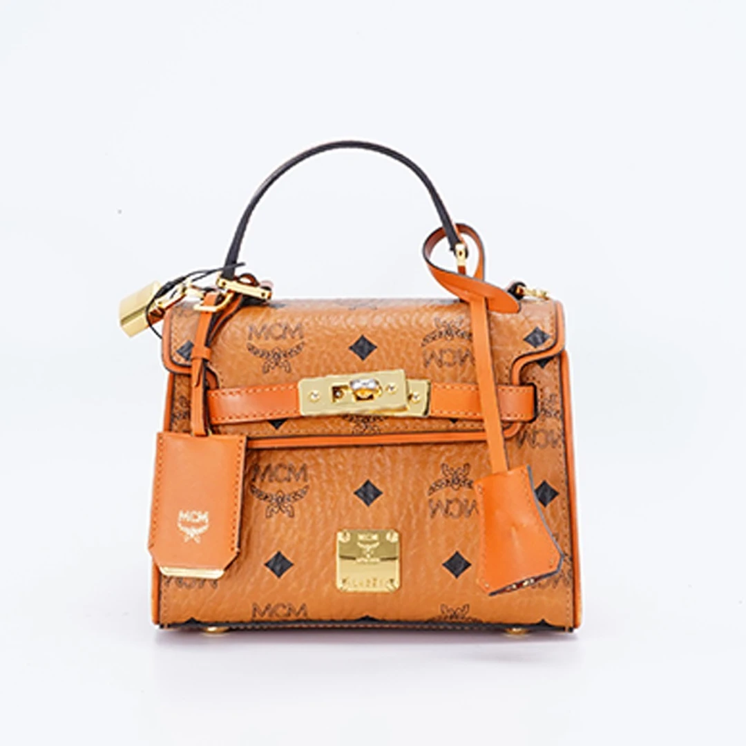 95新 MCM 【MCM专属】凯莉小号 干邑色/ BG22000081