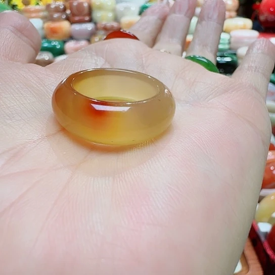 玛瑙/玉髓戒指未镶嵌宇**织