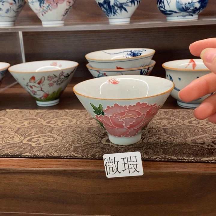 釉下老陶泥手工绘制