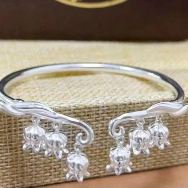 古风铃兰花精品手镯 A162