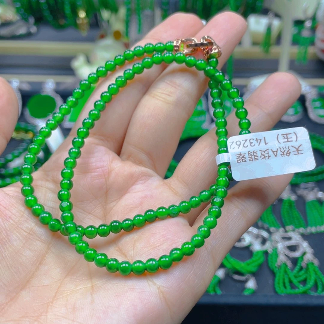 颈饰未镶嵌翡翠锁骨链4