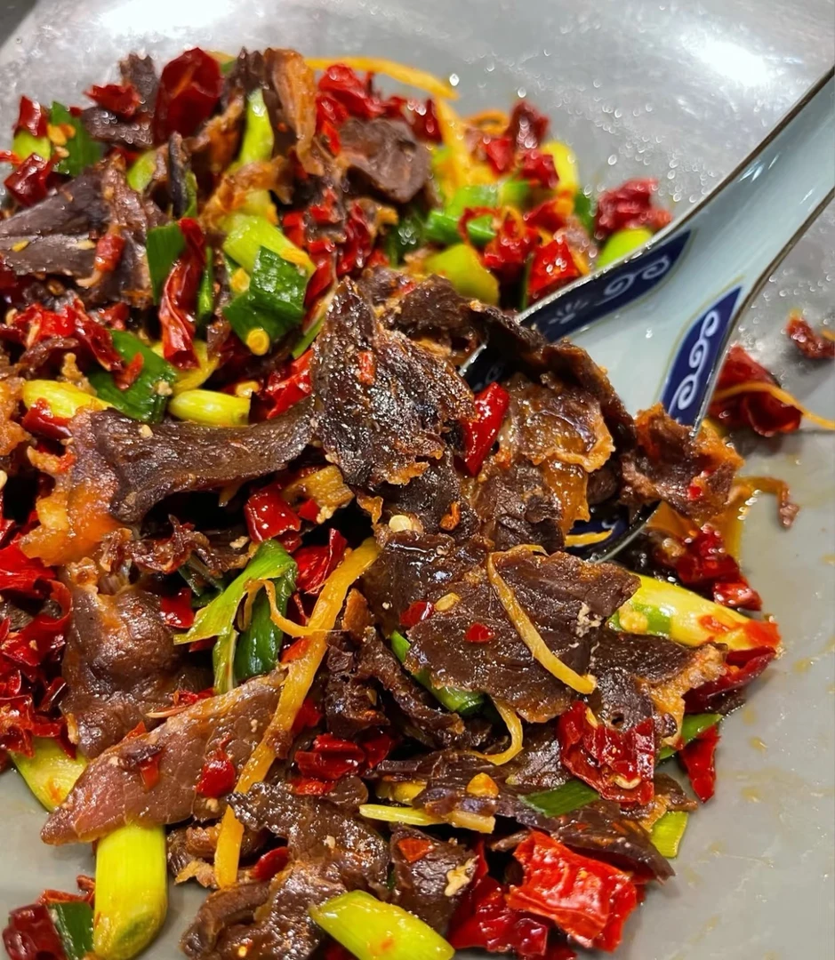 顺丰包邮    湖南酸辣子炒牛巴子（酸辣子炒牛肉干）