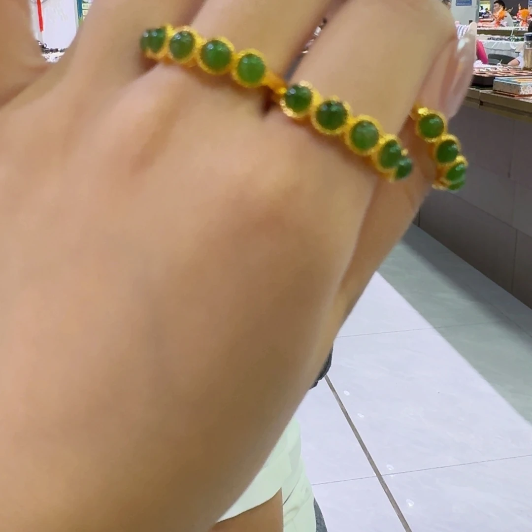 和田玉戒指银S925镶嵌多样性发货拍一发一