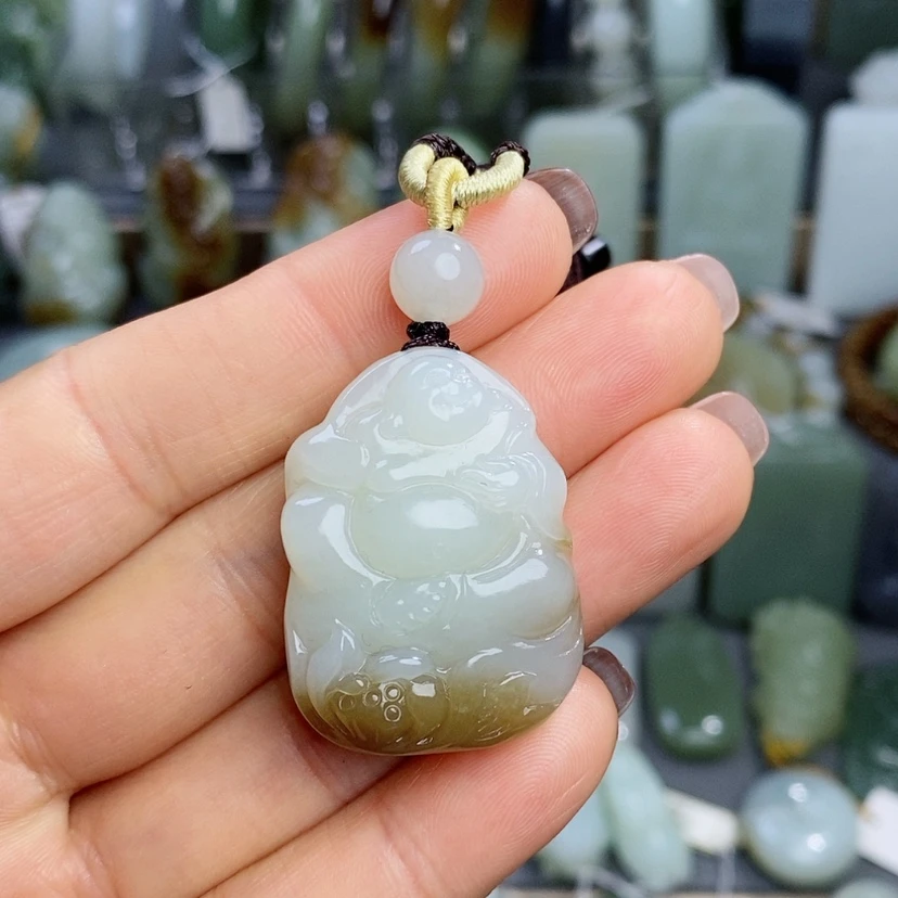 【闪购商品】未镶嵌和田玉（糖玉）挂件