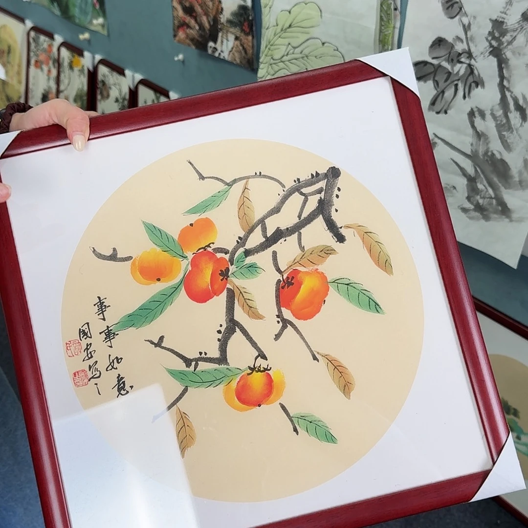 纯手绘年画好作品