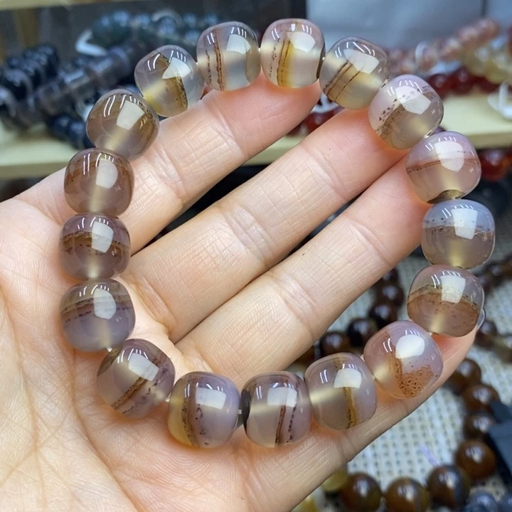 玛瑙/玉髓未镶嵌手链