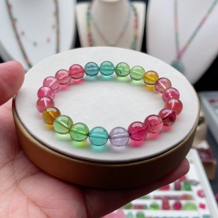 未镶嵌手链碧玺碧玺手链