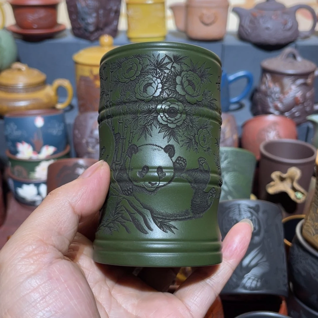 原矿紫砂手工主人杯