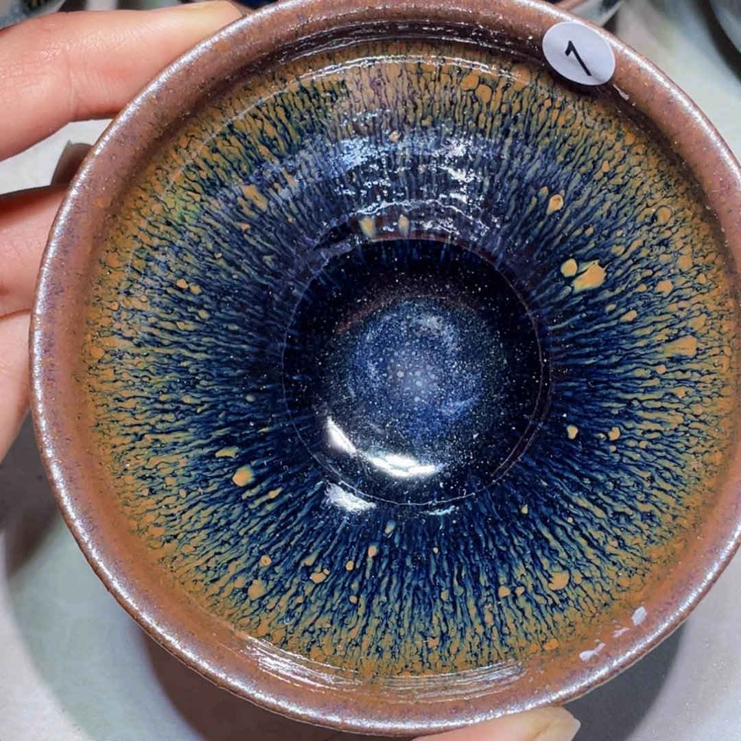 茶盏龙窑柴烧建盏1