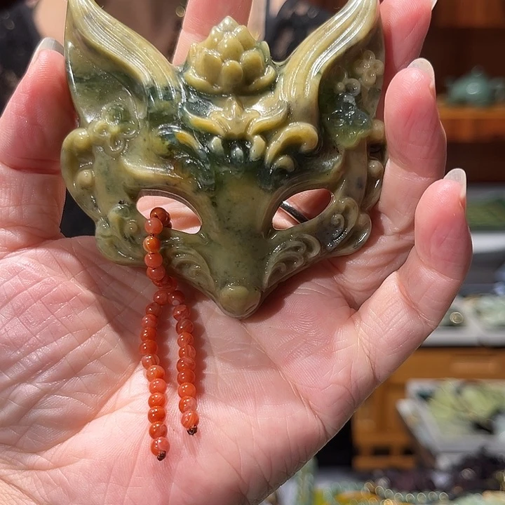 未镶嵌岫玉毛衣链