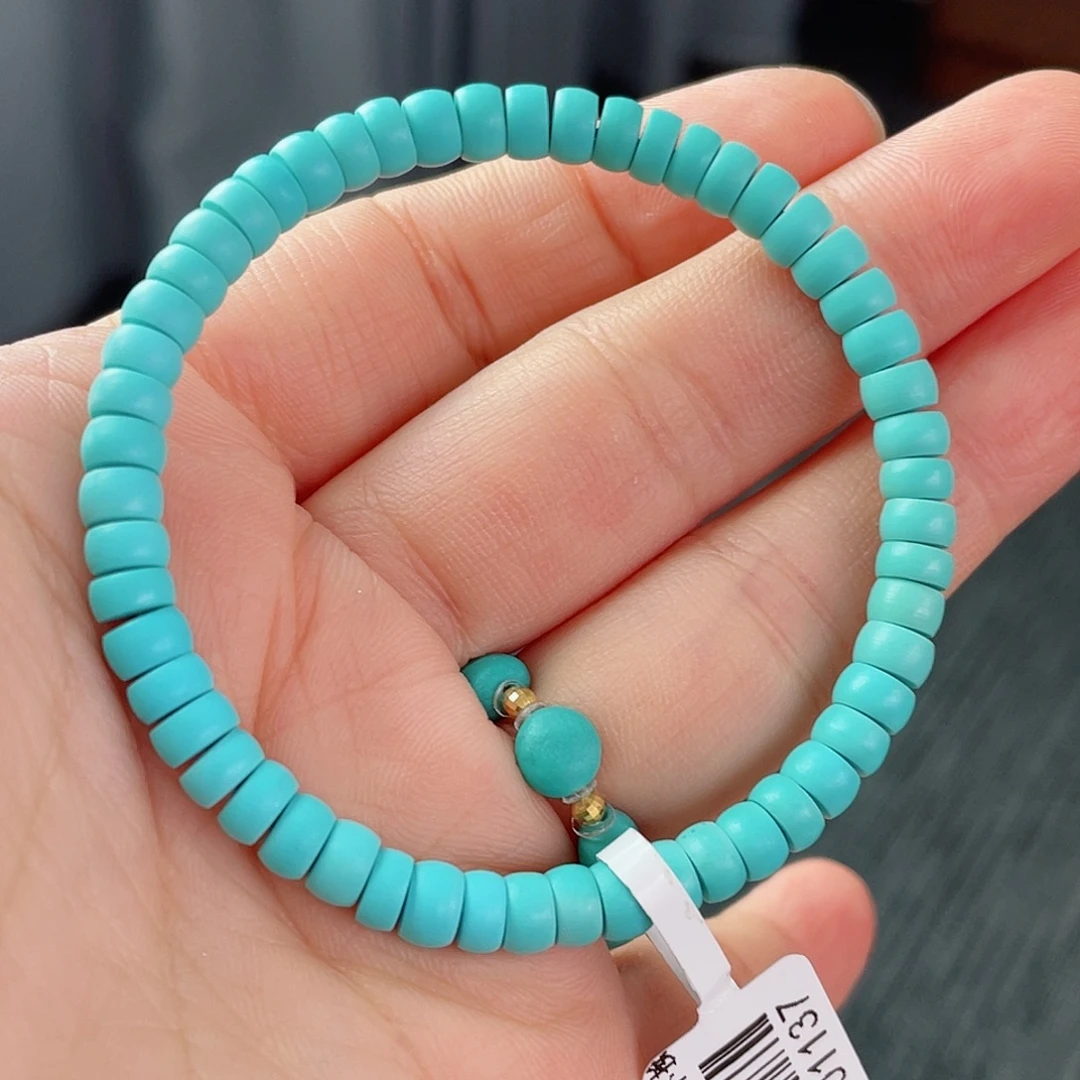 未镶嵌绿松石珠宝半成品