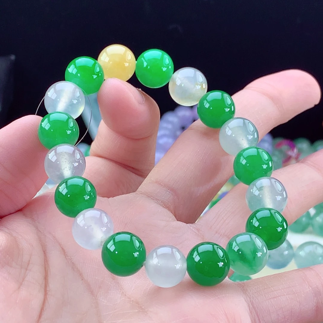 翡翠手链未镶嵌卡11