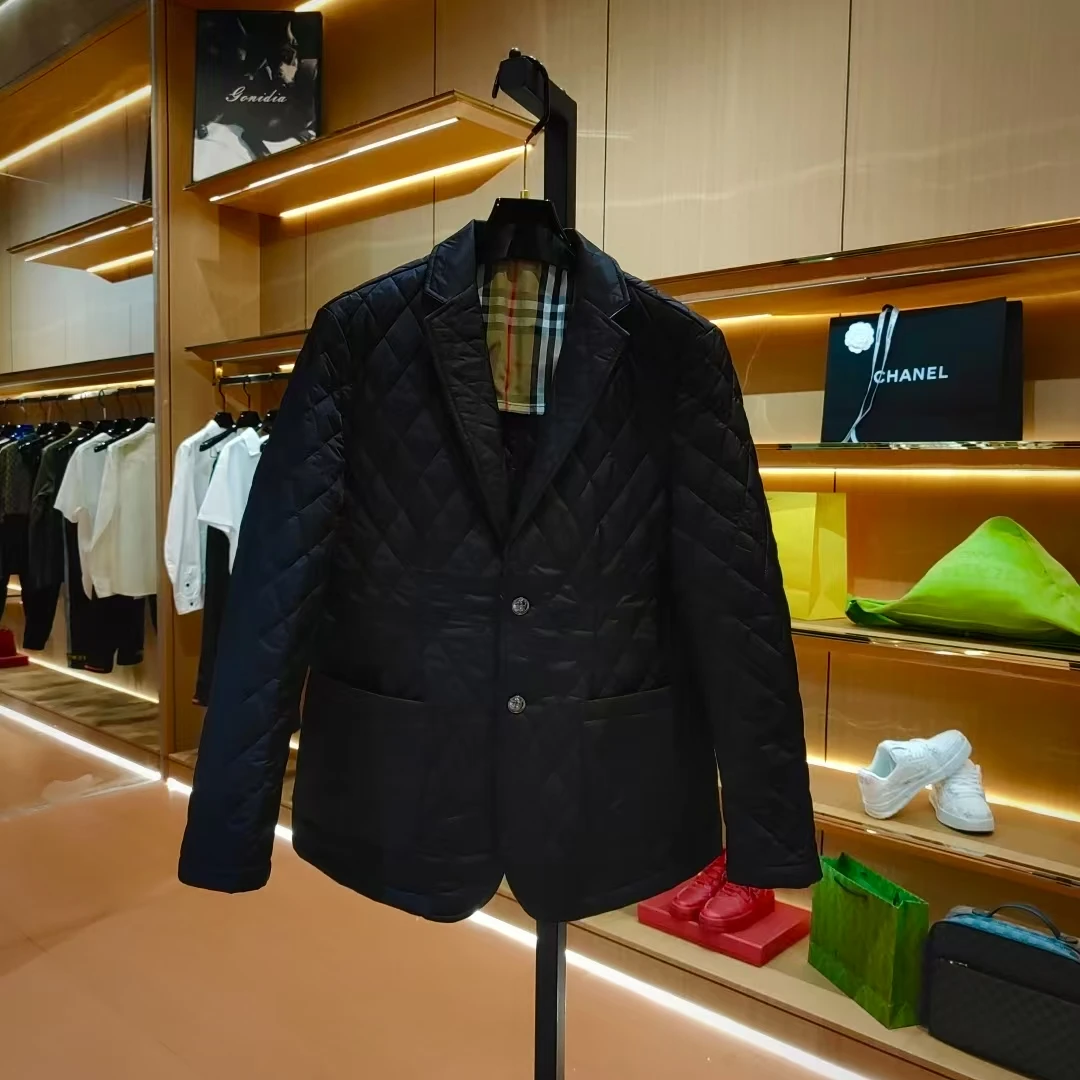 【22SS002】“西服菱格时尚棉服”商务休闲高档保暖棉服外套