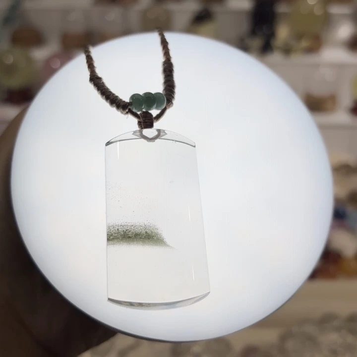 未镶嵌手链水晶绿幽灵