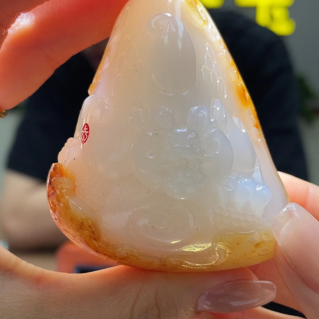 和田玉未镶嵌颈饰d1
