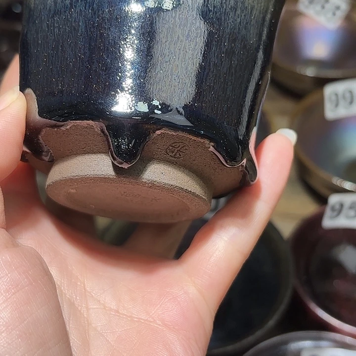 茶盏沐雨茶器柴烧主人杯