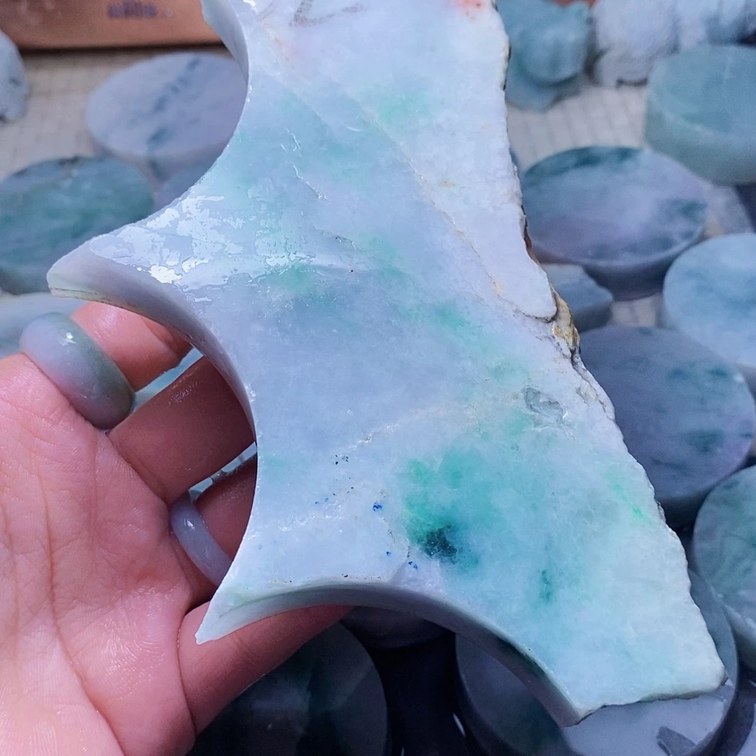 翡翠未镶嵌颈饰888