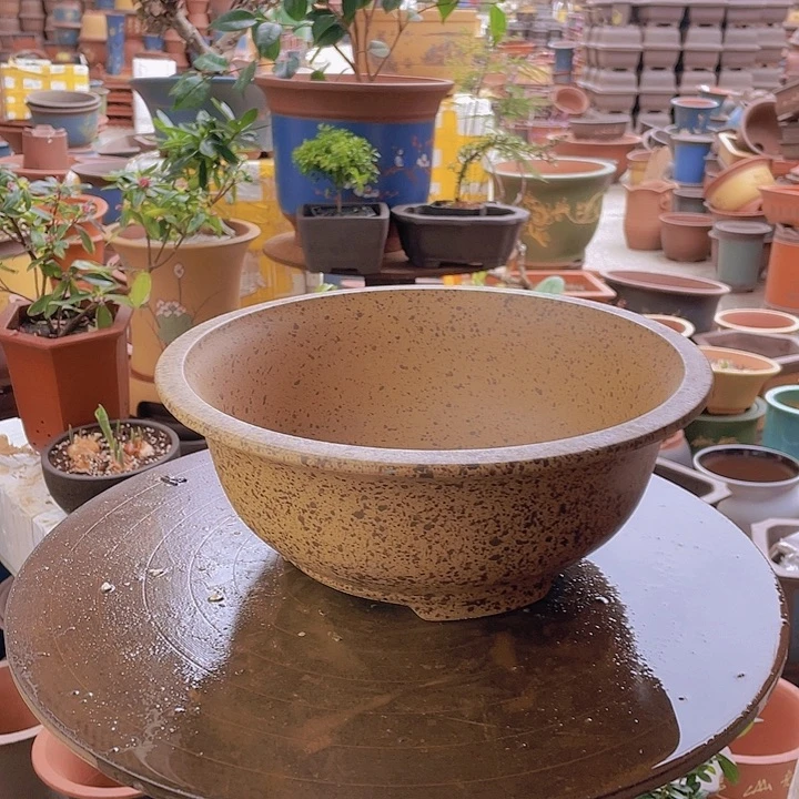 紫砂宜兴紫砂31还原烧碗盆