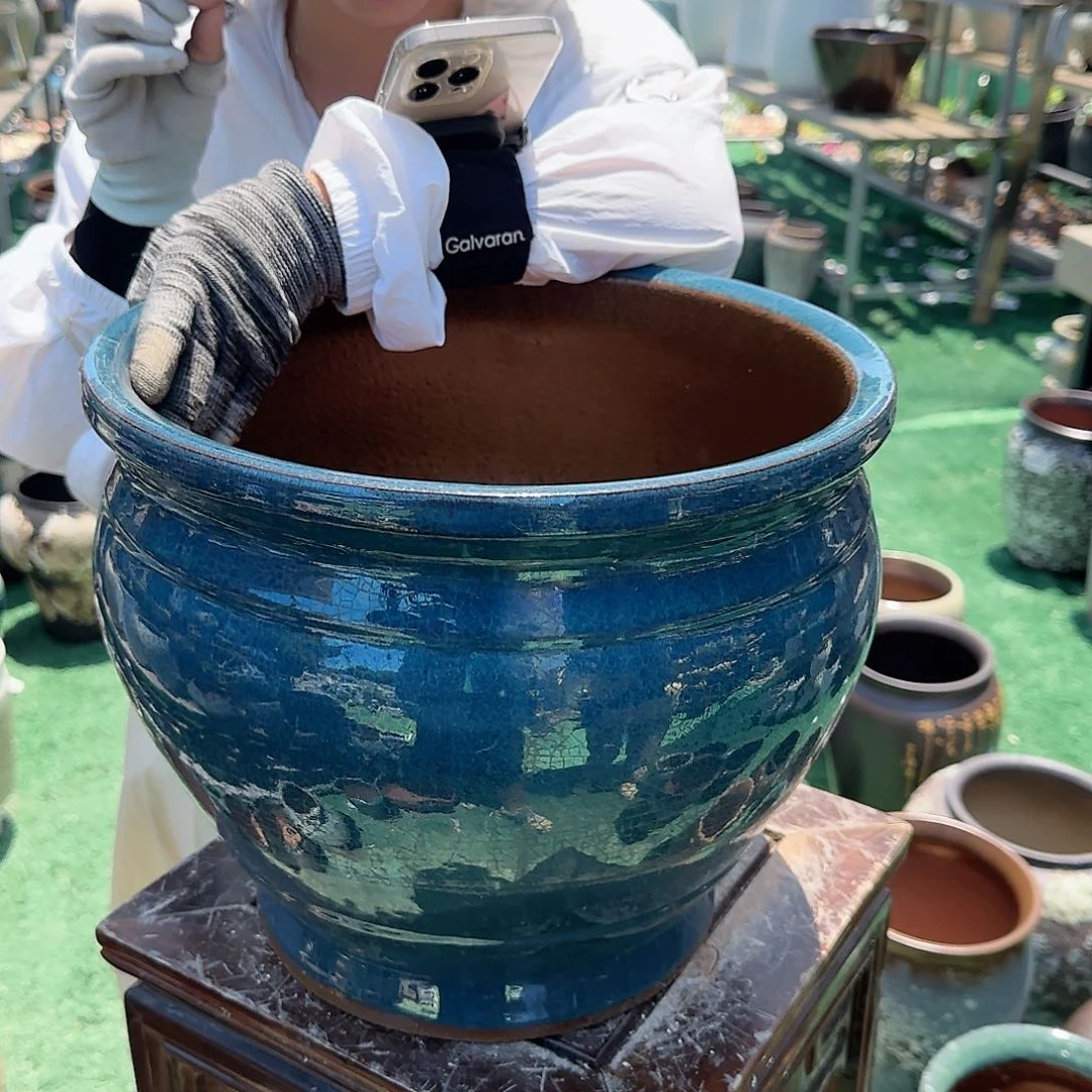 紫砂花盆王嫂花盆0629-718高28口34