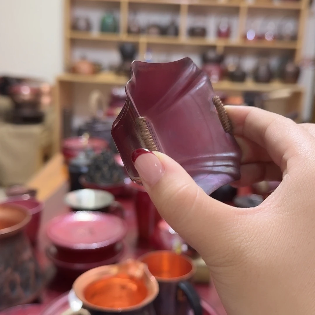 品***风紫铜手工制作摆件一个