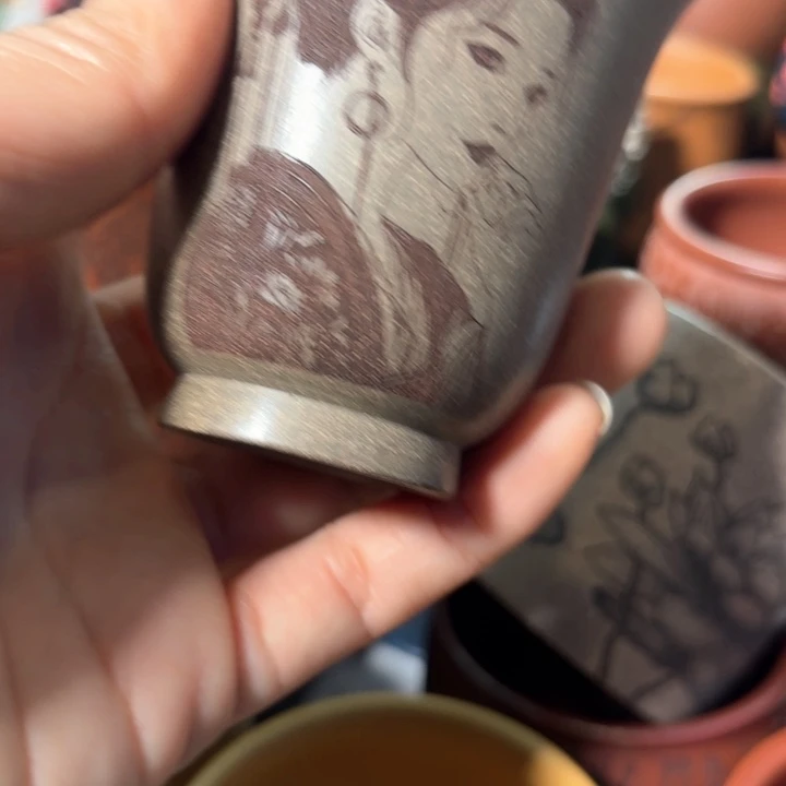 紫砂茶杯紫砂杯放福利啦啦