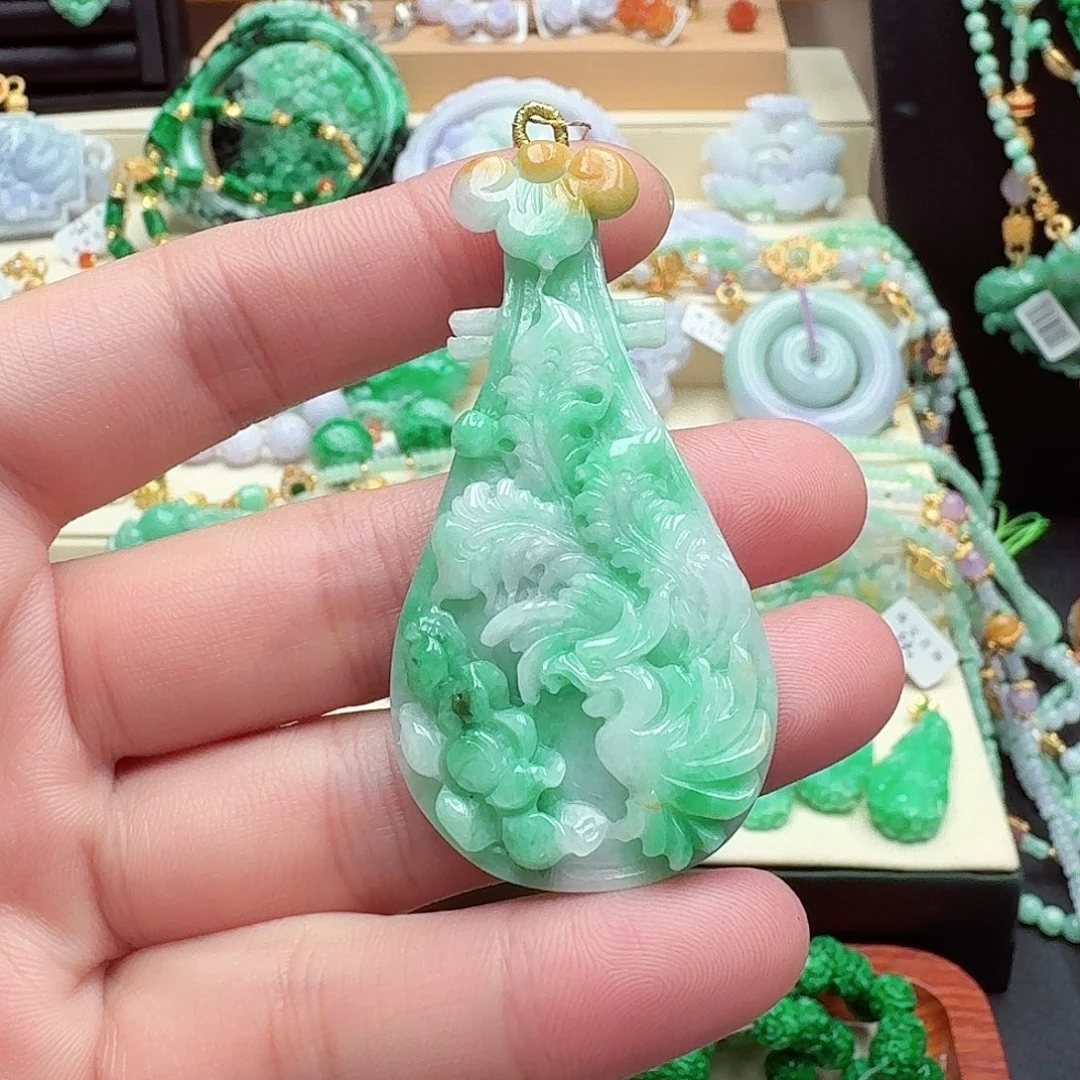 颈饰未镶嵌翡翠翡翠吊坠
