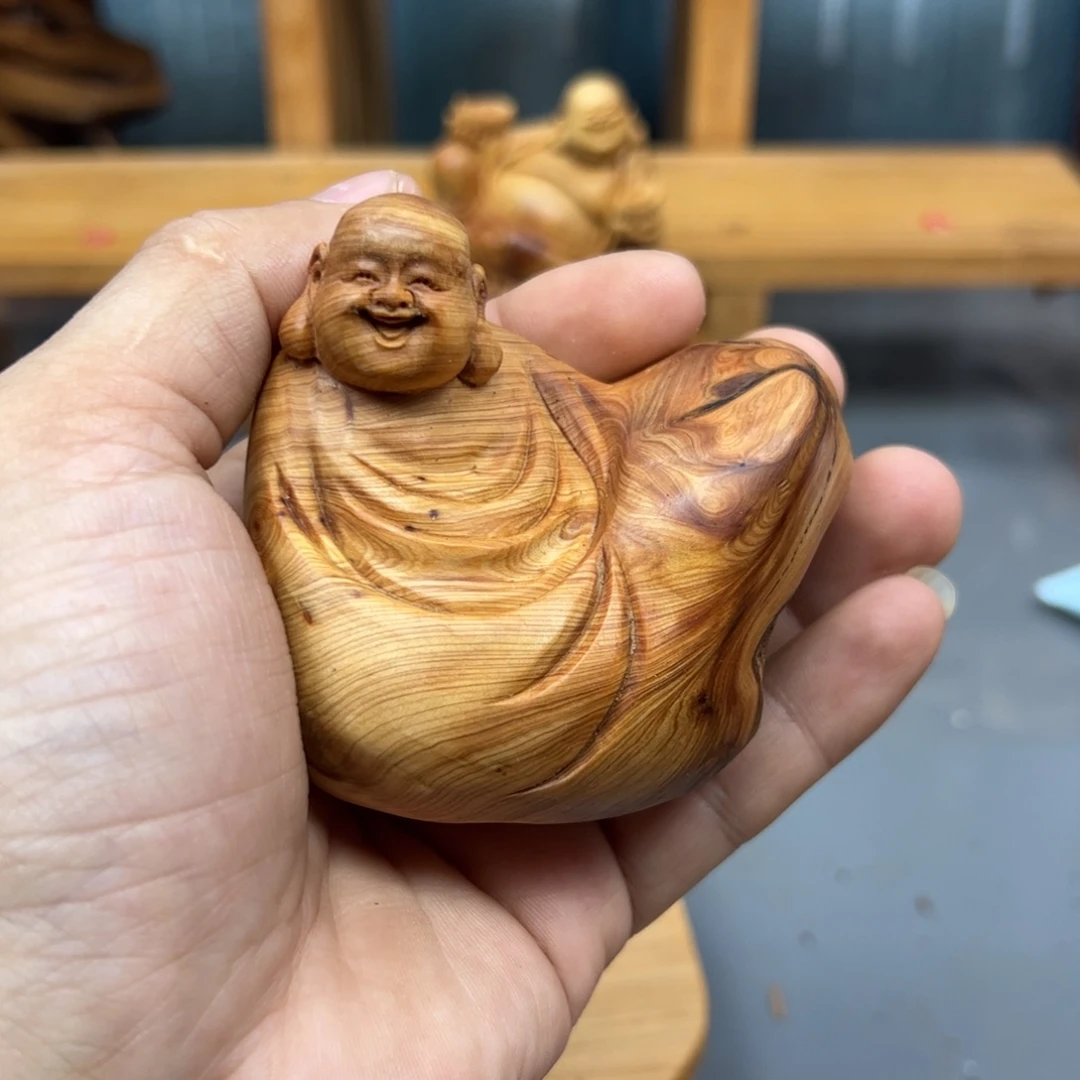 用***0木崖柏木摆件手把件