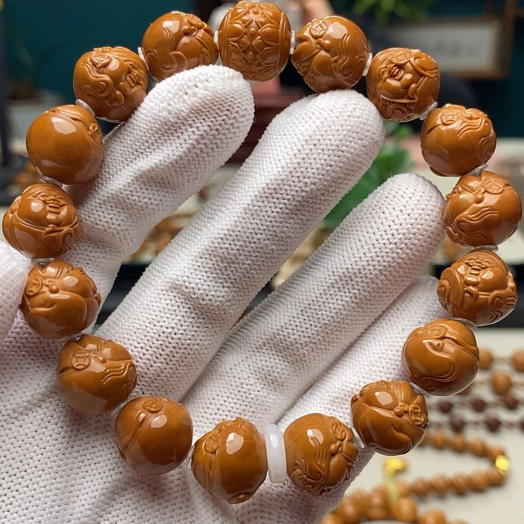 核桃手串/手链1.35可爱财神