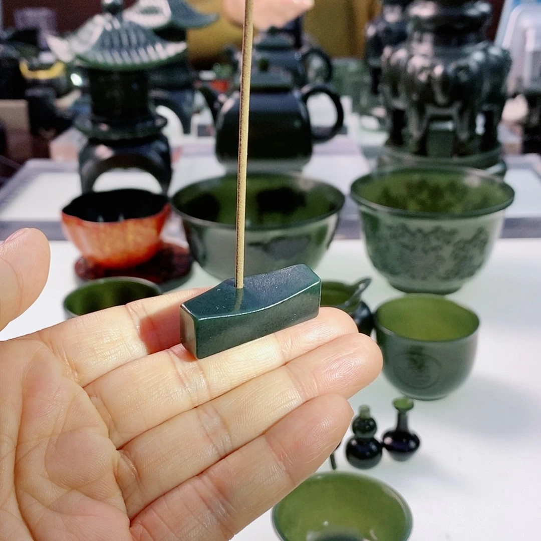 和田玉（青玉）把件未镶嵌