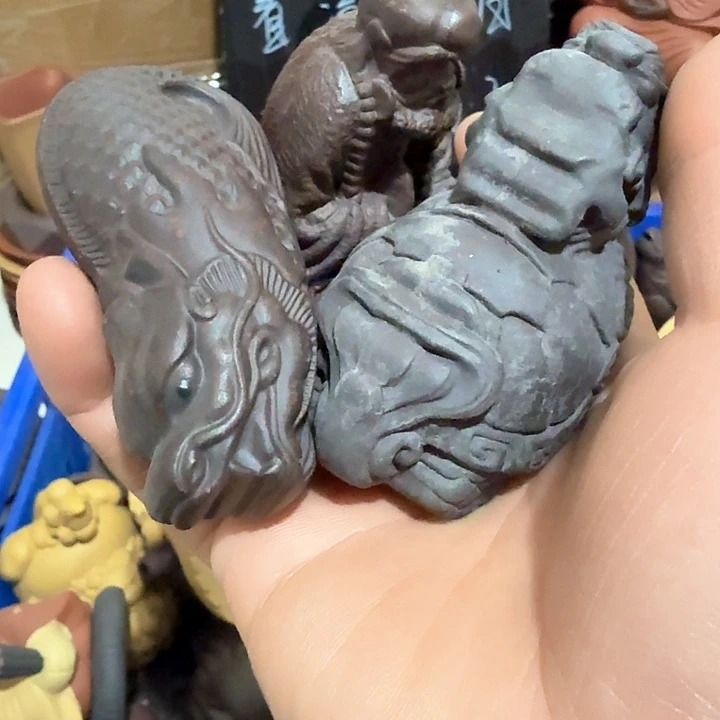 紫砂茶宠雕塑瑕疵茶宠