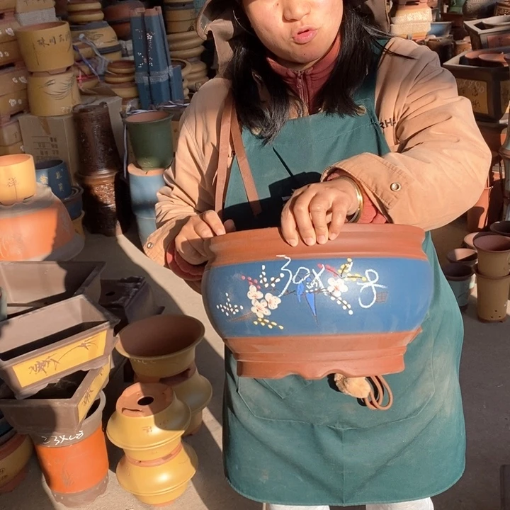 紫砂花盆紫砂花盆