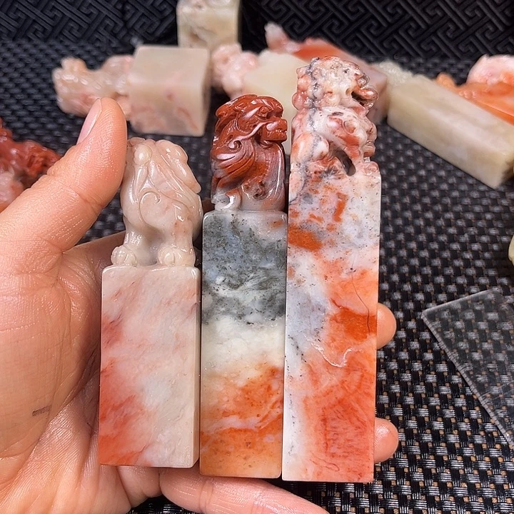 追***术印石昌化石老挝印章80篆刻