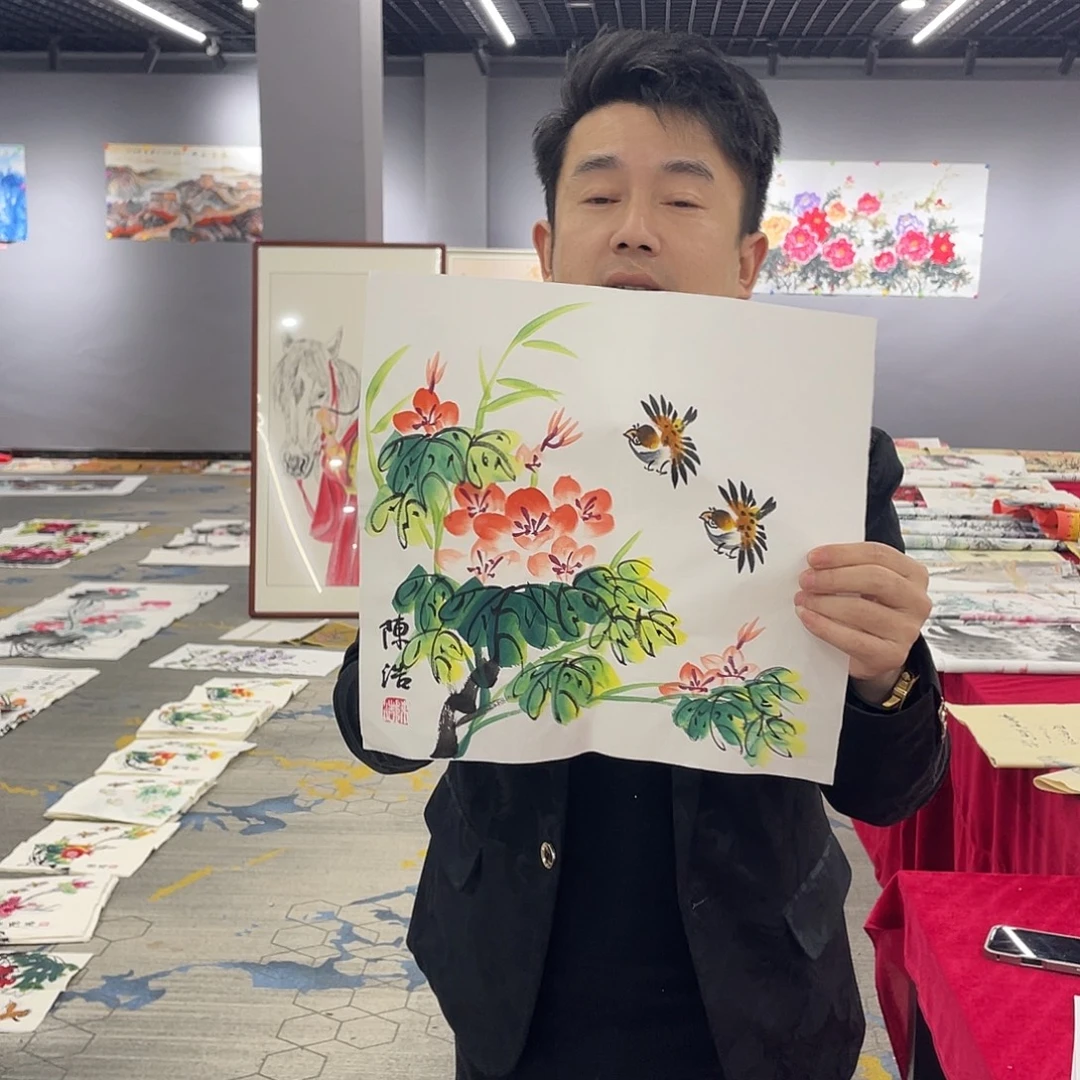 名人名画手工制作