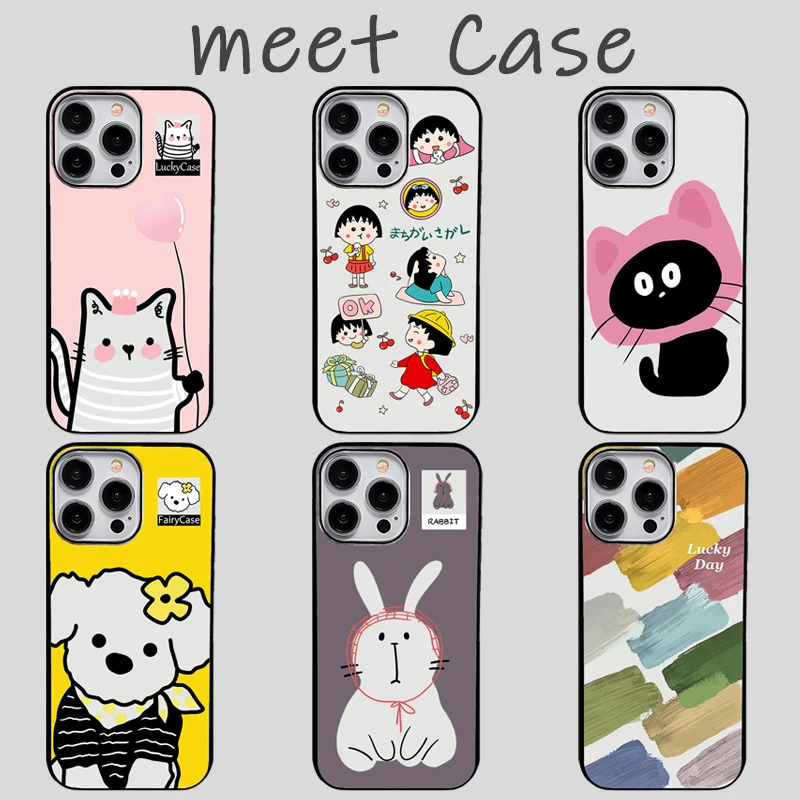 【AI键保护】气球小猫适用苹果16promax手机壳iphone15新款14全包13