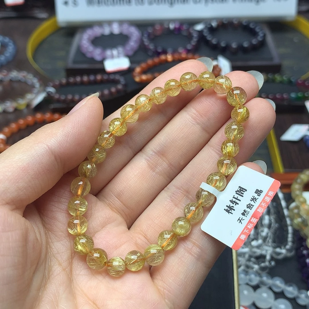 水***石水晶手链未镶嵌手链