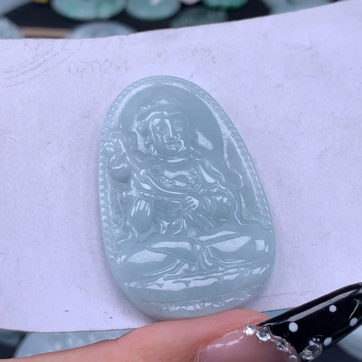 颈饰未镶嵌翡翠山**子翡翠