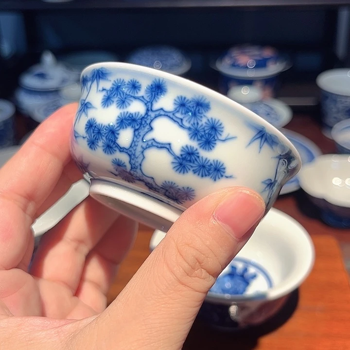 暮***川镹曰子陶手工手绘茶具清仓